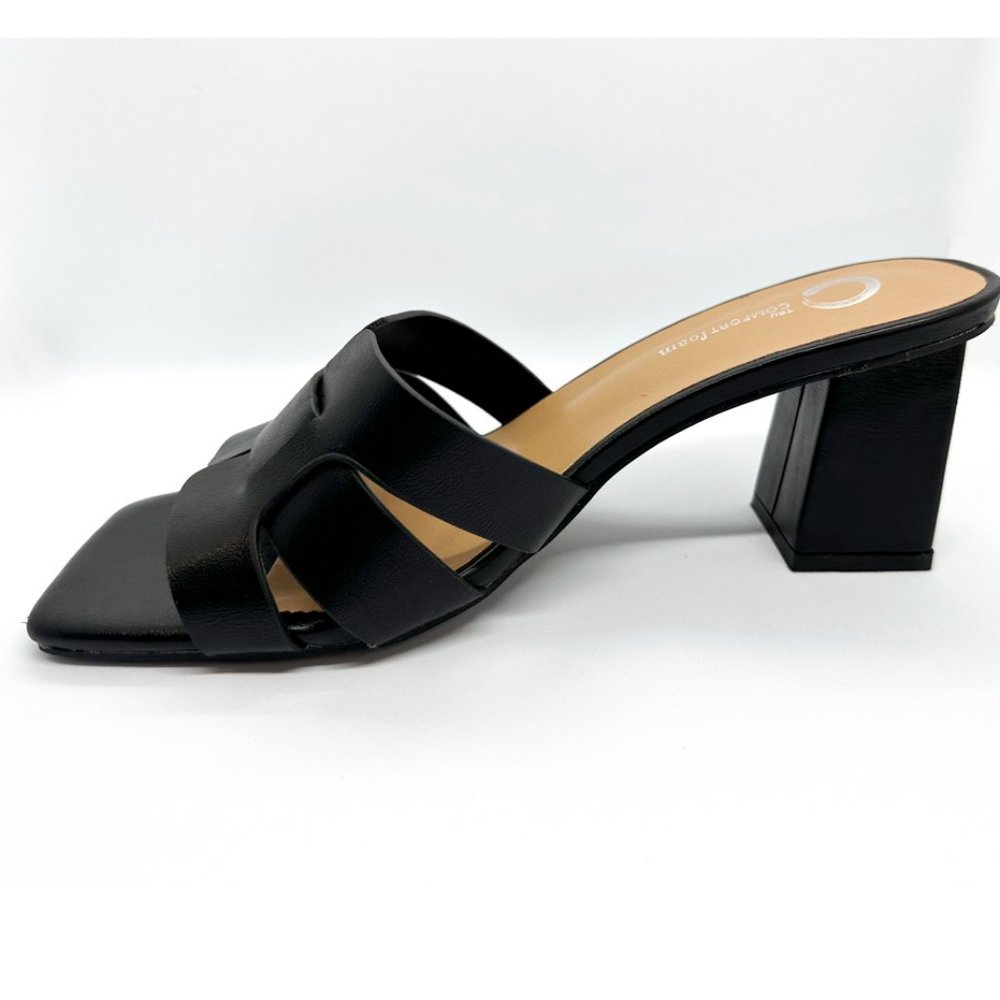 Tru Comfort Foam Open Square Toe Block Heel Sandal - image 6